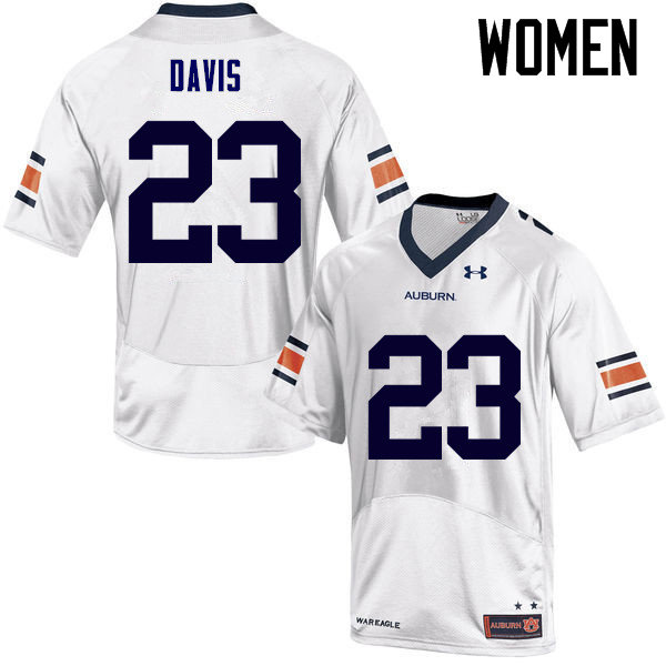 Women Auburn Tigers #23 Ryan Davis College Football Jerseys Sale-White